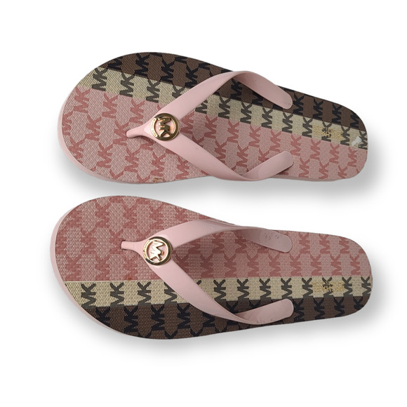 Michael Kors Shoes - Michael Kors Flip Flop Jet Set Blossom Women's Size 11M